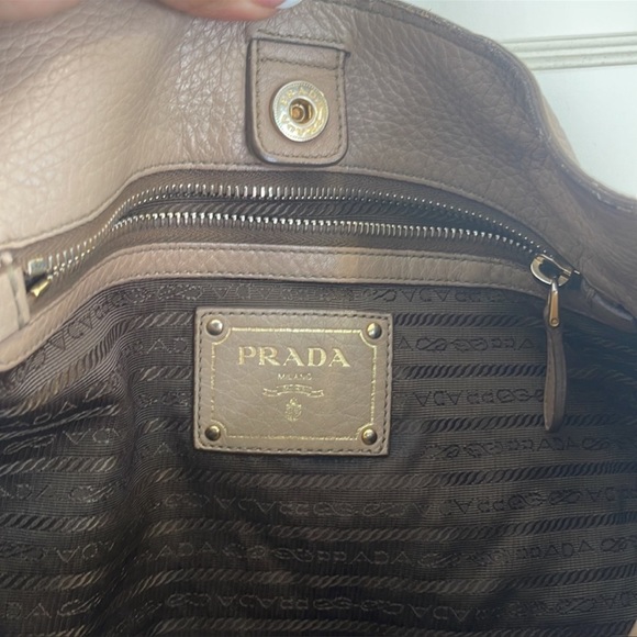 Prada Vitello Diano Leather Hobo Bag - Picture 4 of 12